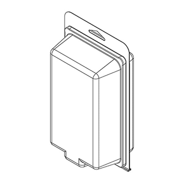 Visipak Thermoform-CLAMSHELL-#406-8.250-4.938-6.250-3.563-2.925-0.020-CLEAR, 406TF - main
